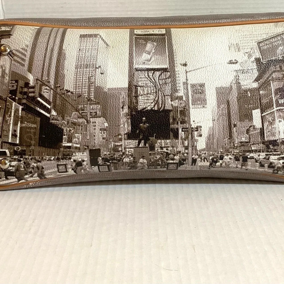 Borsette print PVC leather tote handbag - Picture 3 of 9